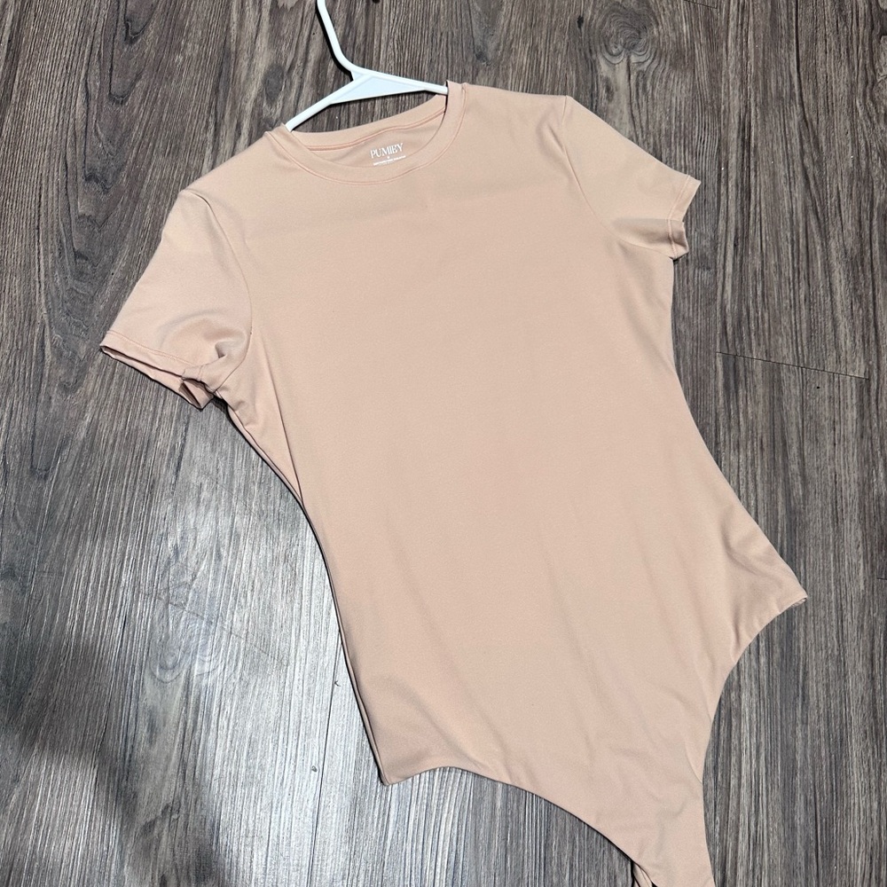 Contour cream crew neck bodysuit. Bought it on Amazon but never wore it
